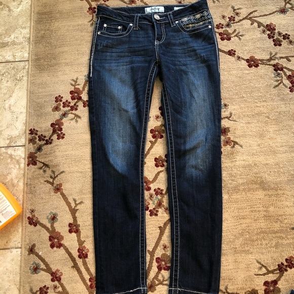 Daytrip The Buckle Lynx Skinny Jeans size 27x27 - Picture 2 of 4